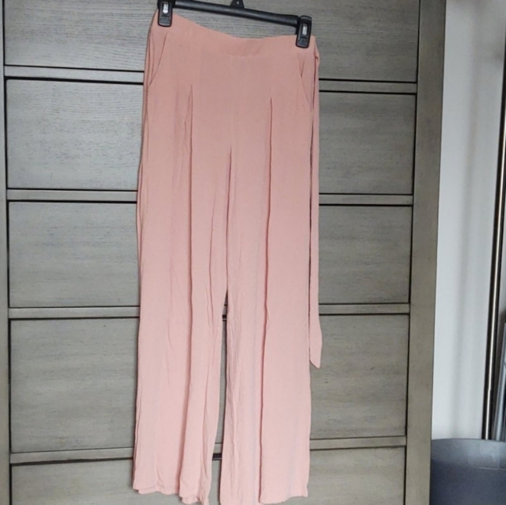 Pink Palazzo Pants - Picture 5 of 5